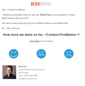 testimonial email example