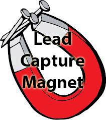 Lead capture magnet illustration